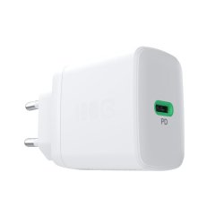 USB v�goplader 30W 1x USB-C HVID