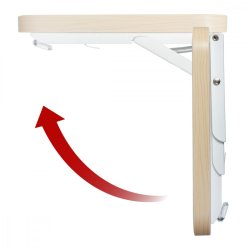 Maclean foldbar hylde 100x20cm MC- 129 WD