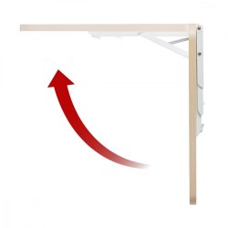 Maclean foldesystem 100x40cm MC-128 WD