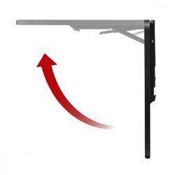 Maclean foldbar hylde 100x40 cm MC-128 B