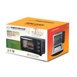 Miniovn med konvektion og rotisserie Napoli 25L