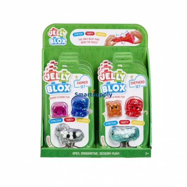S�t af figurer Jelly Blox Farm Friends mix