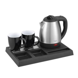 Hotelkedel 1,2l inox & velkomstpakke AD1354