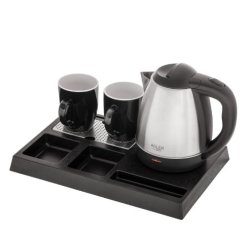 Hotelkedel 1,2l inox & velkomstpakke AD1354