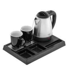 Hotelkedel 1,2l inox & velkomstpakke AD1354