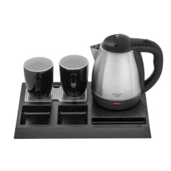 Hotelkedel 1,2l inox & velkomstpakke AD1354