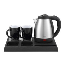 Hotelkedel 1,2l inox & velkomstpakke AD1354