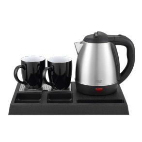 Hotelkedel 1,2l inox & velkomstpakke AD1354