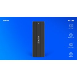 Ecxternal M.2 SSD AK84 NVMe&NGFF SAVIO
