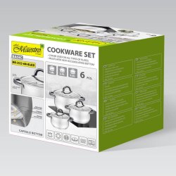 K�KKENREDSKAB S�T 6 stk. 1,8l, 2,5l, 3,5l