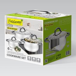 K�KKENREDSKAB S�T 6 stk. 1,8l, 2,5l, 3,5l