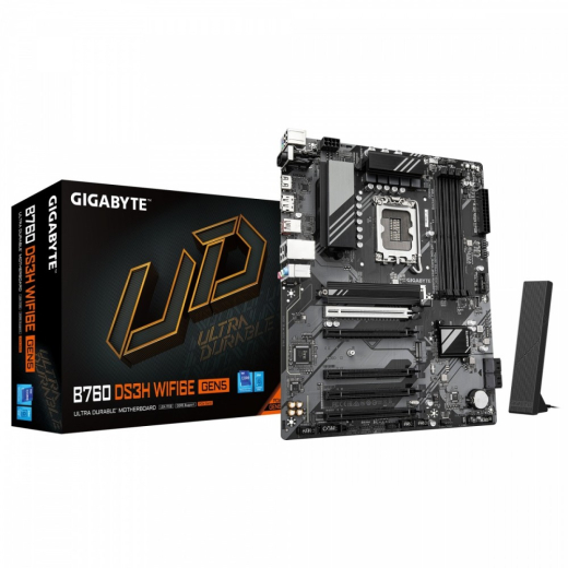B760 DS3H WF6E GEN5 s17 00 4DDR5 HDMI/DP ATX