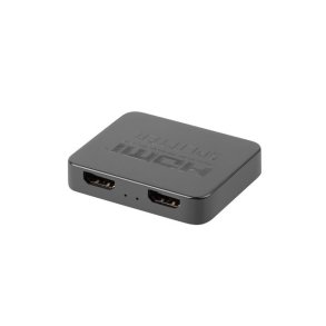 Splitter video HDMI - 2x HDMI 4K + USB-C port sort