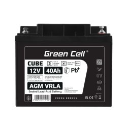 Batteri AGM VRLA 12V 40Ah IP54