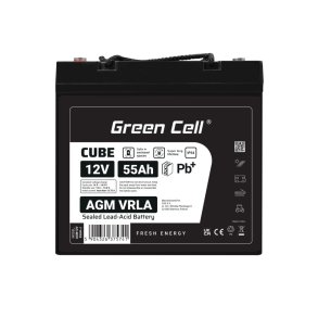 Batteri AGM VRLA 12V 55Ah IP54