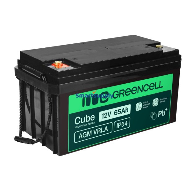 Batteri AGM VRLA 12V 65Ah IP54