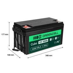 Batteri AGM VRLA 12V 65Ah IP54