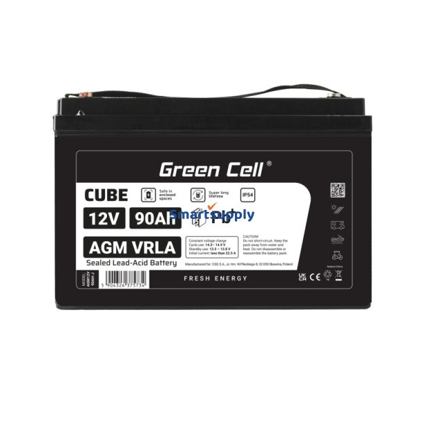 Batteri AGM VRLA 12V 90Ah IP54