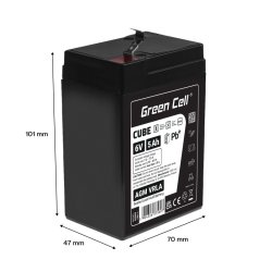 Batteri AGM VRLA 6V 5Ah IP54