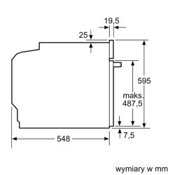 HBG536EW4 Ovn hvid glas