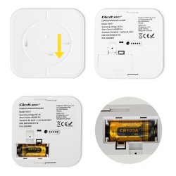 Kuliltef�ler med batterialarm 85dB