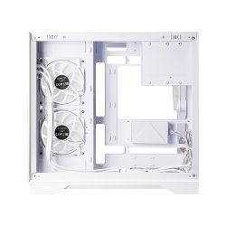 PC kabinet VISIO GM-30W-T G-OP 6xfans ARGB hvid