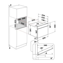 Indbygningsmikroovn WMW44HMB