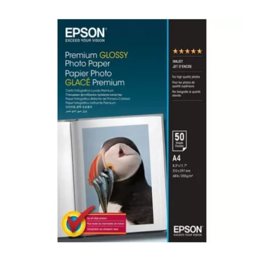 Premium Glossy Photo Paper A4 50 ark 255g/m2