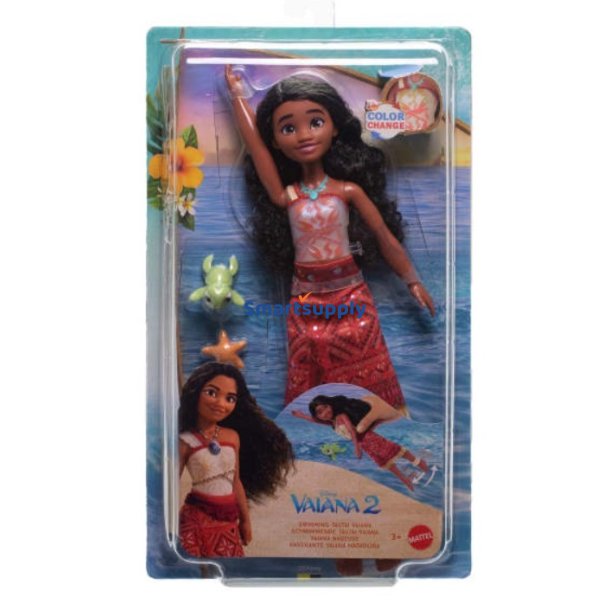 Disney Vaiana 2 Flydende Farveskift Dukke med funktion