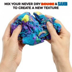 Kinetic sand Wonder Factory Never Dry Sand Bag, Lilla Teal