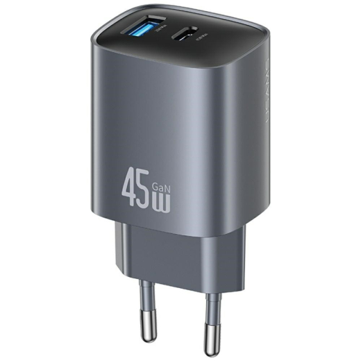 Lader T66 45W CC290 GaN Hurtigopladning s�lv