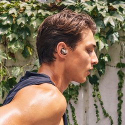 Earbuds Powerbeats Fit - tr�dl�s - Gravel Gray