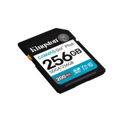 Kingston Canvas Go! Plus 256Gb Sdxc Canvas Go Plus Gen4 200Mb/S C10 Uhs-I U3 V30