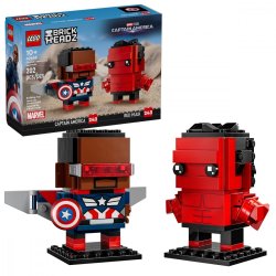 Bricks BrickHeadz 40668 Captain America & Red Hulk