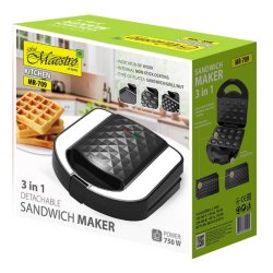 MAESTRO SANDWICH MAKER 3i1
