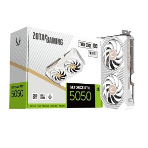 Grafikkort GeForce RTX 5050 TWIN EDGE OC 8GB GDDR6 128bit 3DP/HDMI hvid