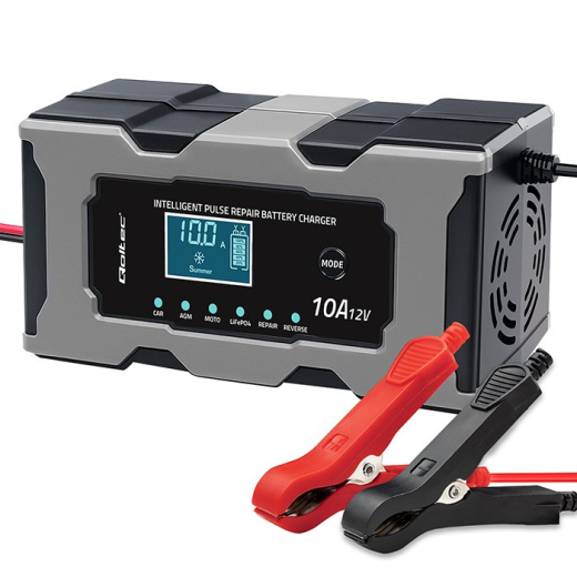 Lader 12V 10A med reparationsfunktion til AGM