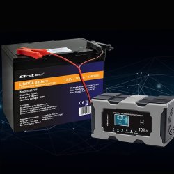 Lader 12V 10A med reparationsfunktion til AGM