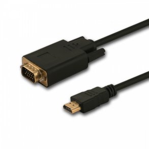 Adapter HDMI CL-197 HDMI(M)-VGA(M) 1,8m