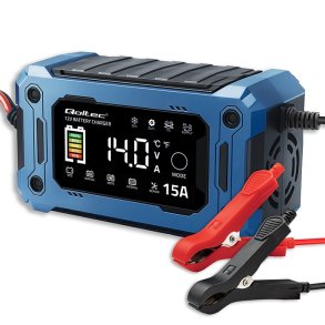 Lader 12V 15A til AGM GEL LiFePO4 LCD