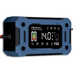 Lader 12V 15A til AGM GEL LiFePO4 LCD