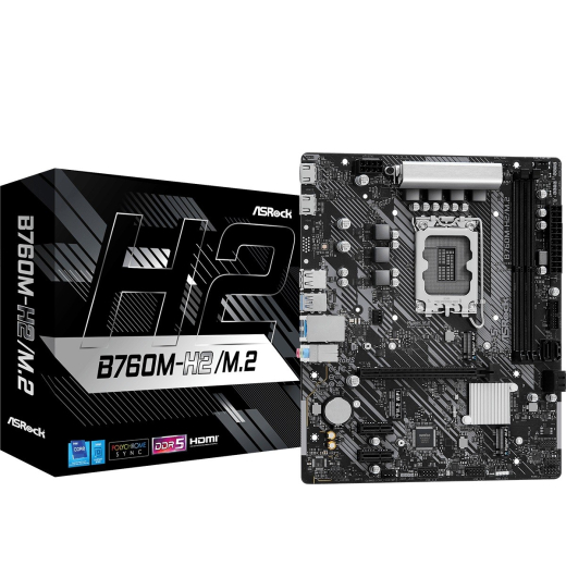 B760M-H2/M.2 s1700 2DDR5 DP/HDMI mATX
