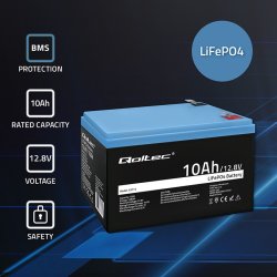 LiFePO4 batteri 10Ah 12.8V 128Wh BMS