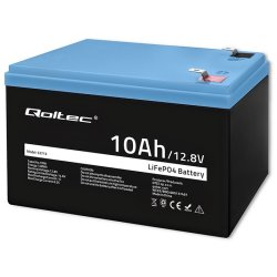 LiFePO4 batteri 10Ah 12.8V 128Wh BMS