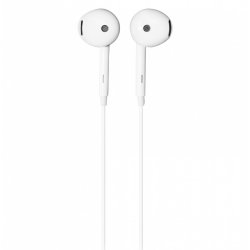 H�retelefoner Glow med mikrofon hvid