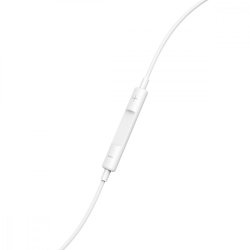 H�retelefoner Glow med mikrofon hvid