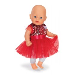 Xmas Kjole Baby Born 43 cm