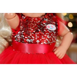 Xmas Kjole Baby Born 43 cm