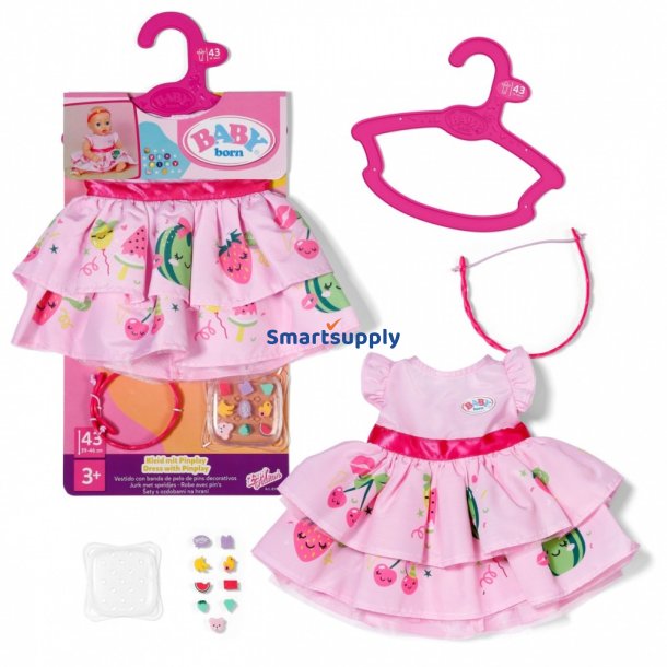 Baby Born Kjole med Pin leg 43 cm