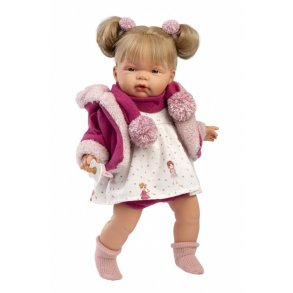 Doll Joelle gr�dende 38 cm